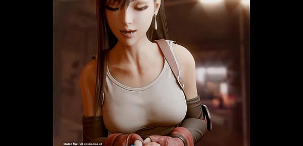  Tifa Lockhart - Two handed handjob